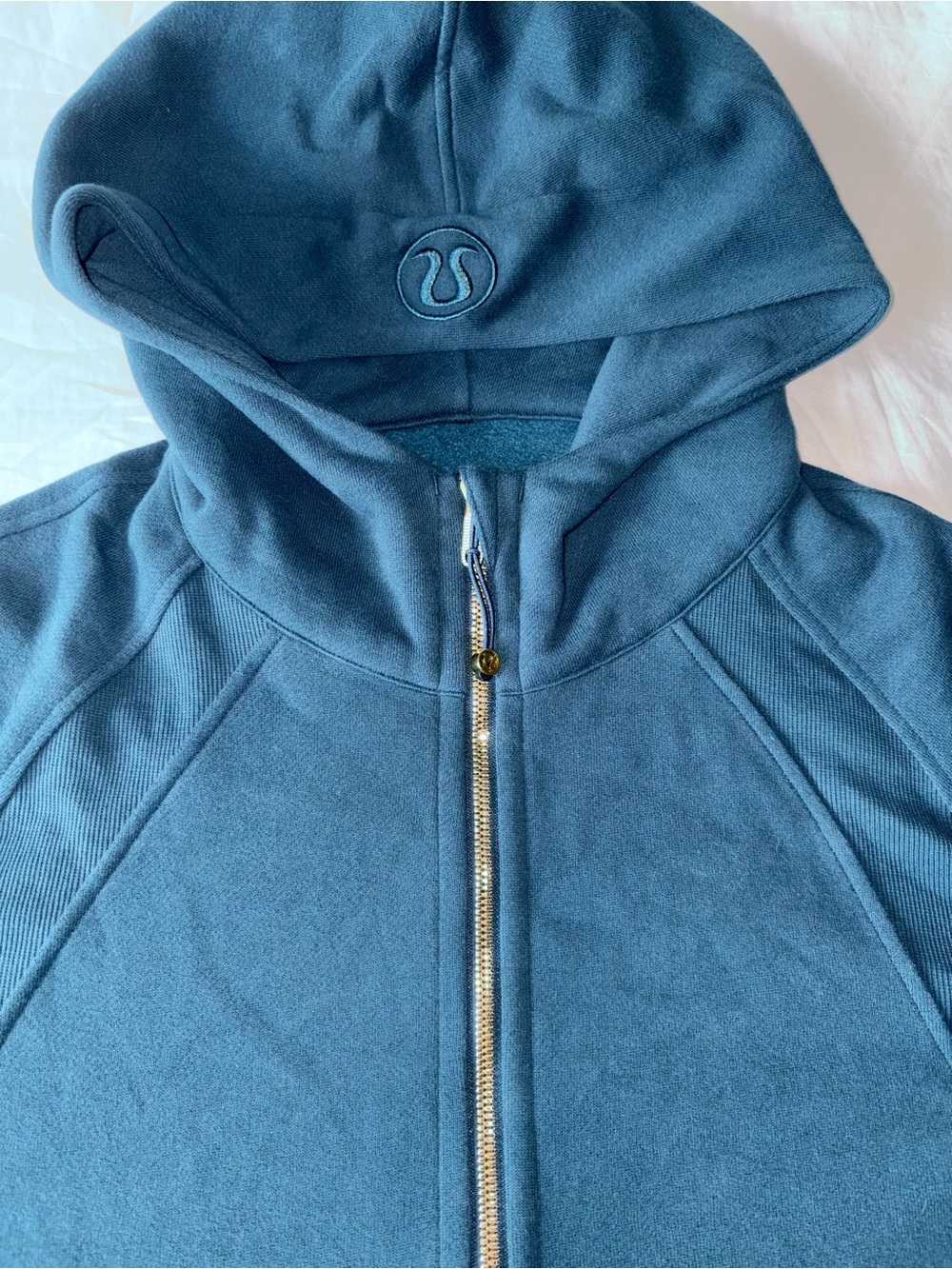 lululemon athletica Teal Blue Full-Zip Hoodie